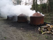 Charcoal Production using ring kilns